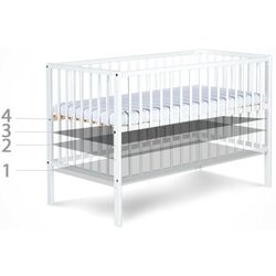 Patuc Klups Frank + saltea Mykids Confort II 10cm (White) Thumb