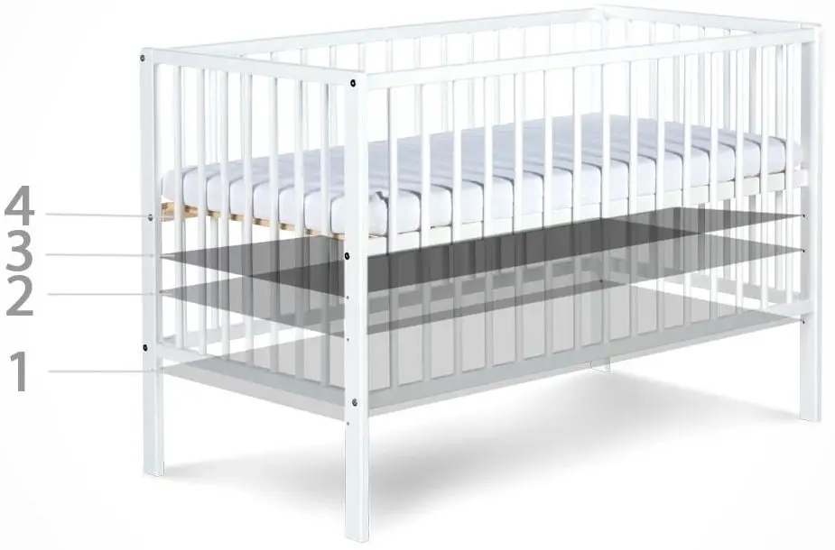 Patuc Klups Frank + saltea Mykids Confort II 10cm (White)