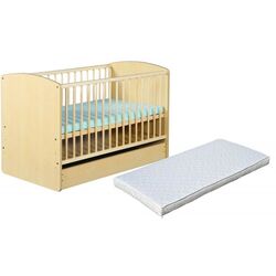 Patuc Klups Karolina II cu sertar + saltea 10cm (Pine) Thumb