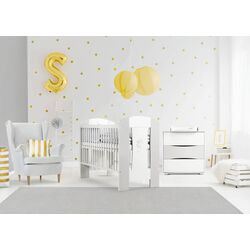 Кроватка Klups Nati Clover (White/Grey) Thumb