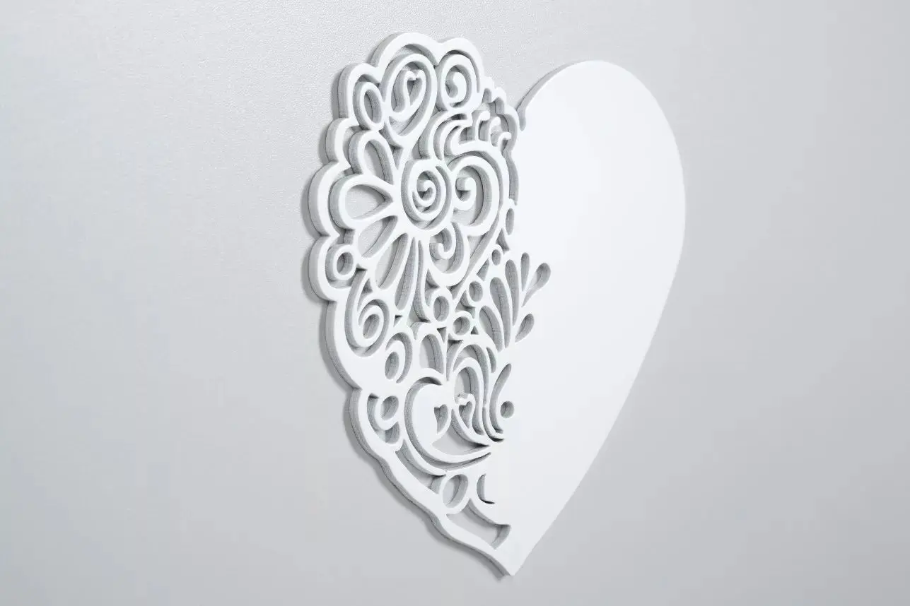 Кроватка Klups Nel Heart (White/Grey)