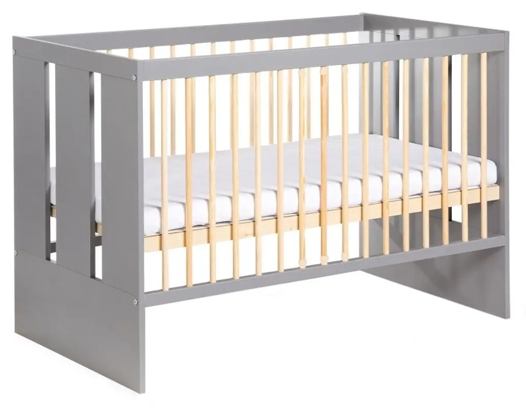 Кроватка Klups Pauline (Graphite/Natural)