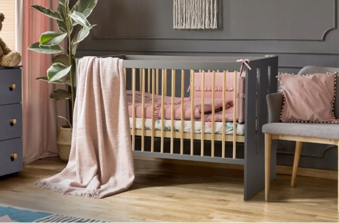 Кроватка Klups Pauline (Graphite/Natural)