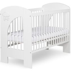 Кроватка + пеленальный столик + матрас Klups Nel Cloud (White) Thumb