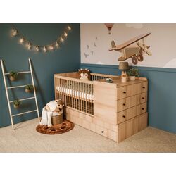 Кроватка с комодом Klups Kompakt (Beech)