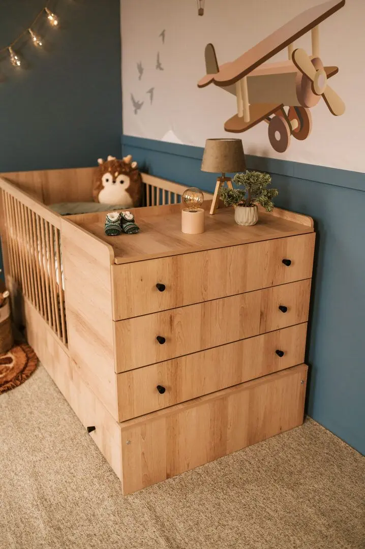 Кроватка с комодом Klups Kompakt (Beech) - 7