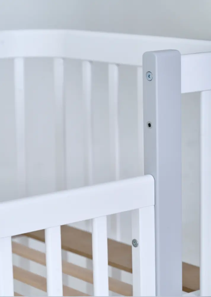 Кроватка Кузя Miya (Gray/White) - 3