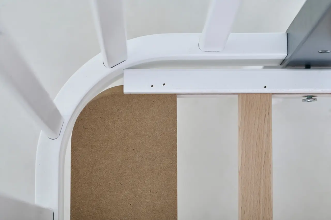 Кроватка Кузя Miya (Gray/White) - 4