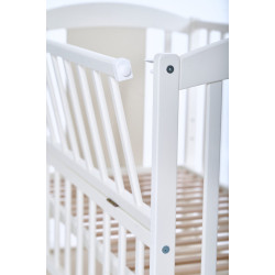 Кроватка с ящиком Кузя Lili Zajchyk (White) Thumb