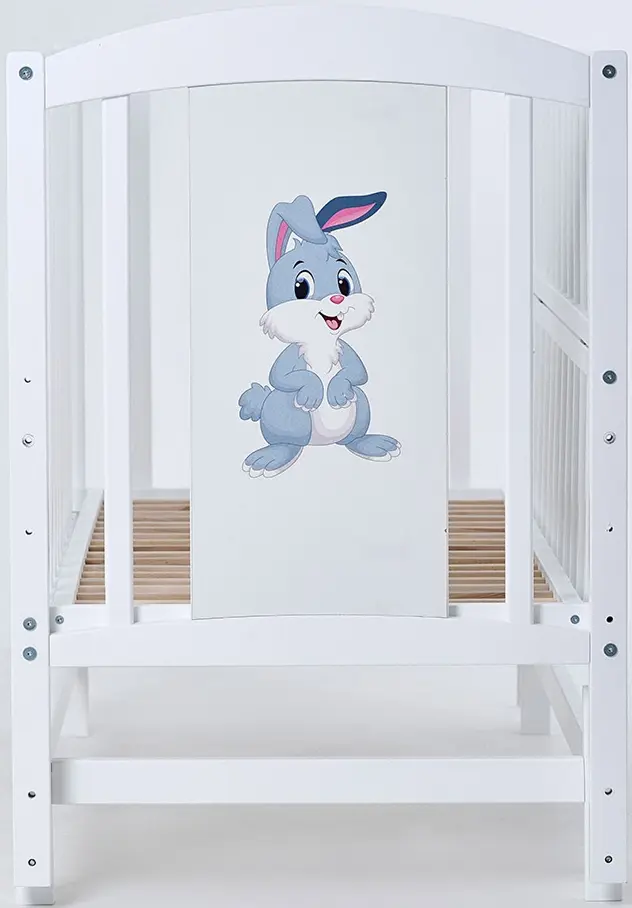 Кроватка с ящиком Кузя Lili Zajchyk (White) - 4