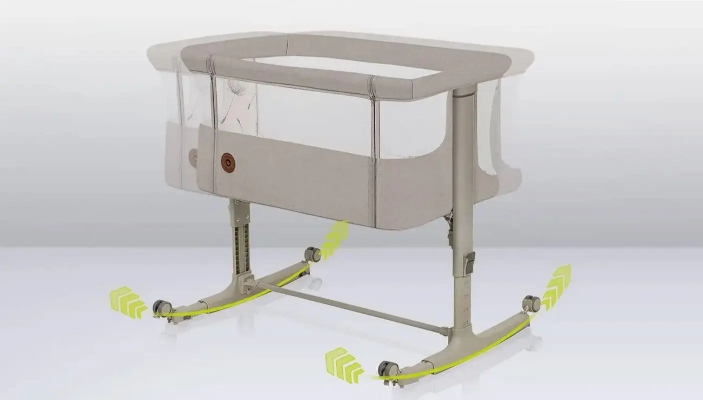 Кроватка-люлька 3в1 Lionelo Aurora (Beige Sand)