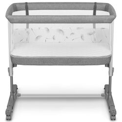 Кроватка-люлька 3в1 Lionelo Aurora (Grey Concrete) Thumb