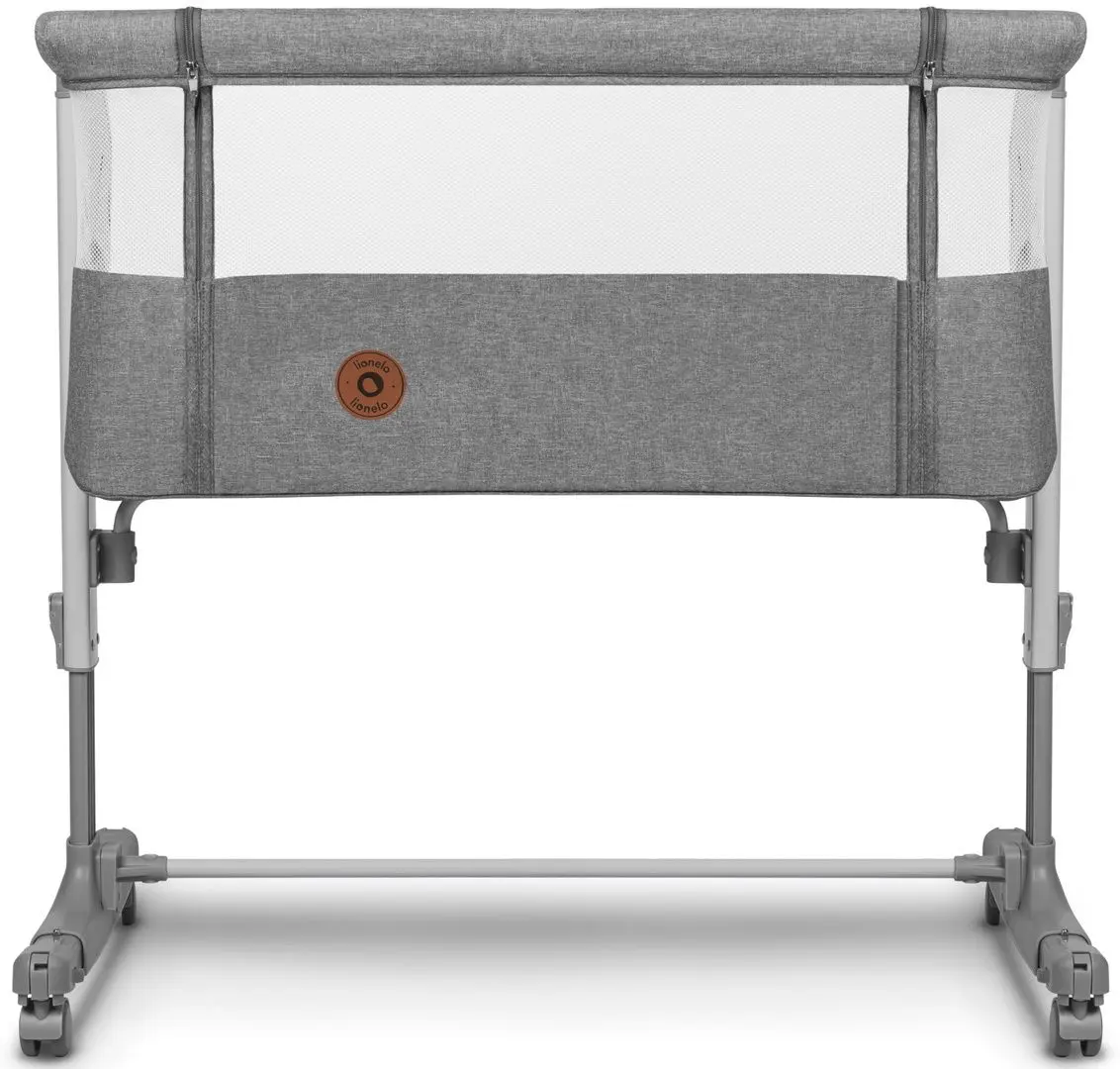 Кроватка-люлька 3в1 Lionelo Aurora (Grey Concrete)