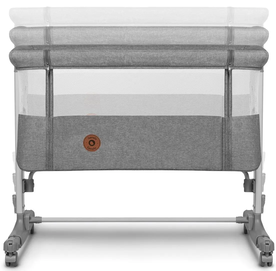 Кроватка-люлька 3в1 Lionelo Aurora (Grey Concrete)