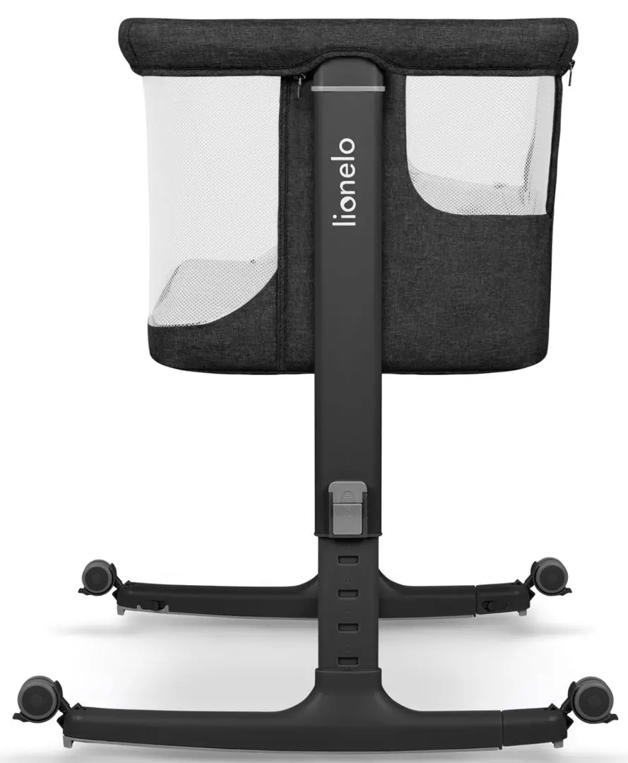 Кроватка-люлька 3в1 Lionelo Aurora (Grey Graphite)