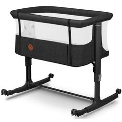 Кроватка-люлька 3в1 Lionelo Aurora (Grey Graphite) Thumb