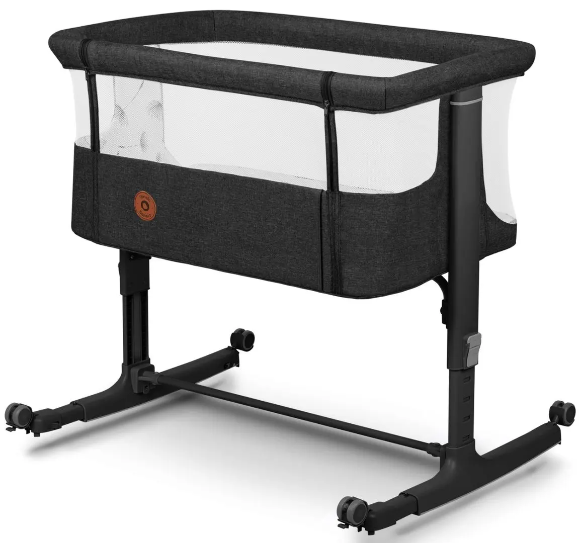 Кроватка-люлька 3в1 Lionelo Aurora (Grey Graphite)