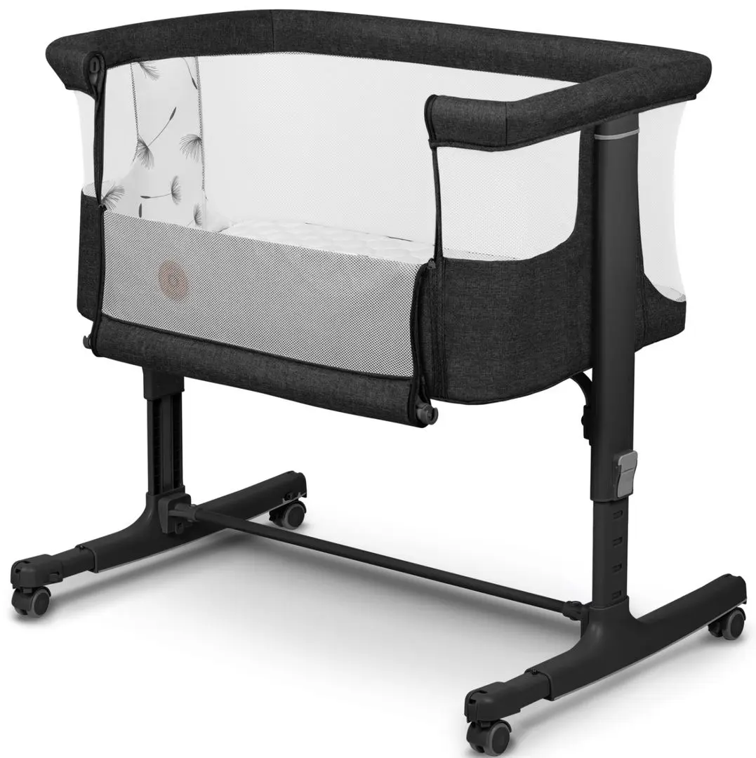 Кроватка-люлька 3в1 Lionelo Aurora (Grey Graphite)