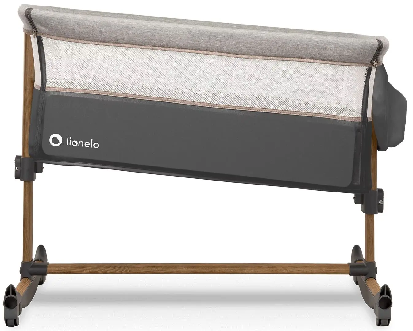Кроватка-люлька 3в1 Lionelo Leonie (Grey Stone)