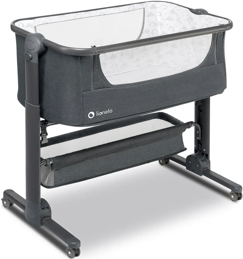Кроватка-люлька 3в1 Lionelo Timon (Graphite)
