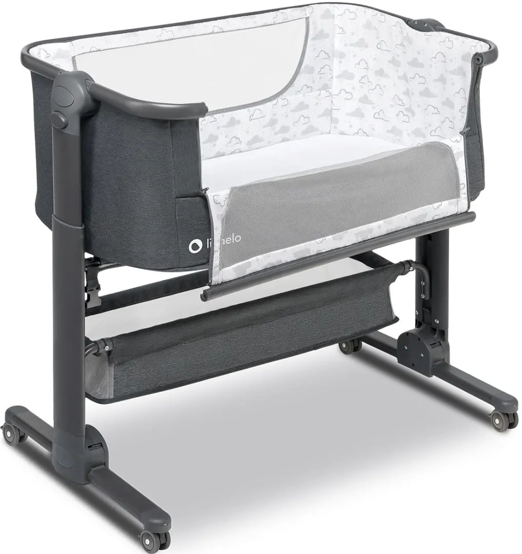Кроватка-люлька 3в1 Lionelo Timon (Graphite)