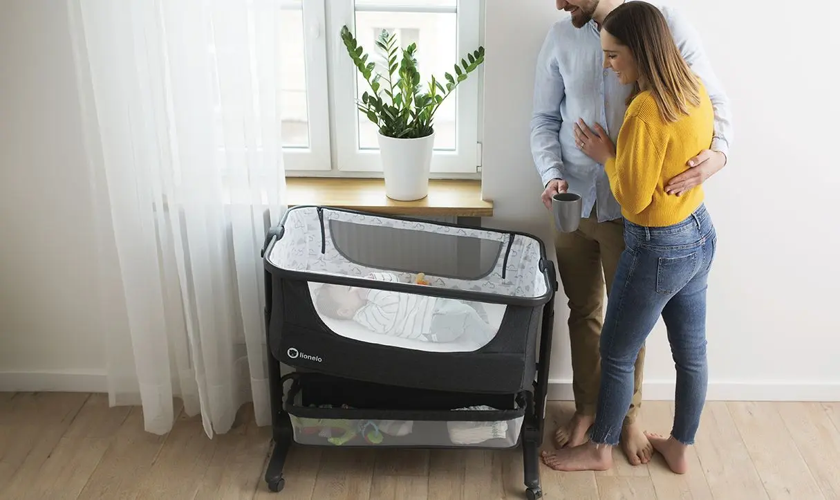 Кроватка-люлька 3в1 Lionelo Timon (Graphite)