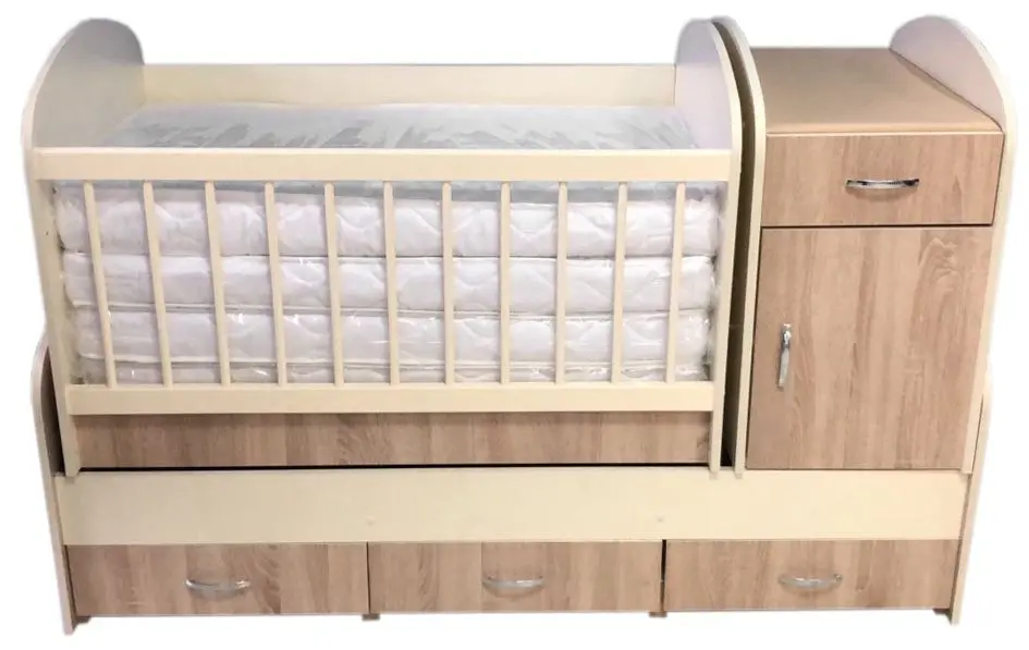 Кровать-трансформер Mickey Eco (Bardolino/Cream)