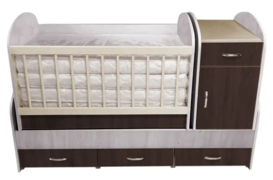 Кровать-трансформер Mickey Eco (Wenge/Sonoma Oak)