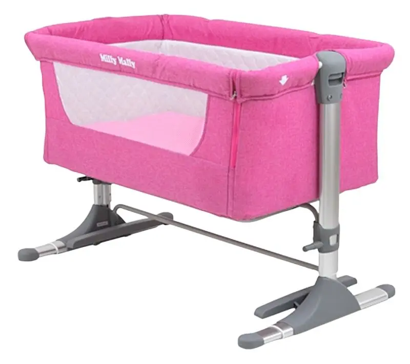 Кроватка-люлька Milly Mally Side by Side (Pink)