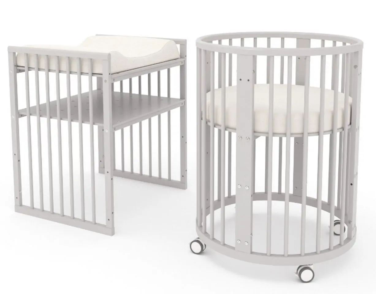 Кроватка-трансформер Miracolo Amore 7в1 + маятник (White)