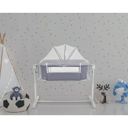 Кроватка-люлька Moni Cest la vie (Dark Grey)