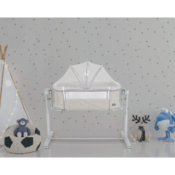 Кроватка-люлька Moni Cest la vie (Light Grey)