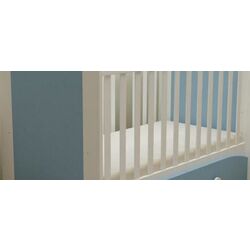 Patuc MyKids Miki cu sertar (White/Blue) Thumb