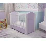 Patuc MyKids Miki cu sertar (White/Purple)