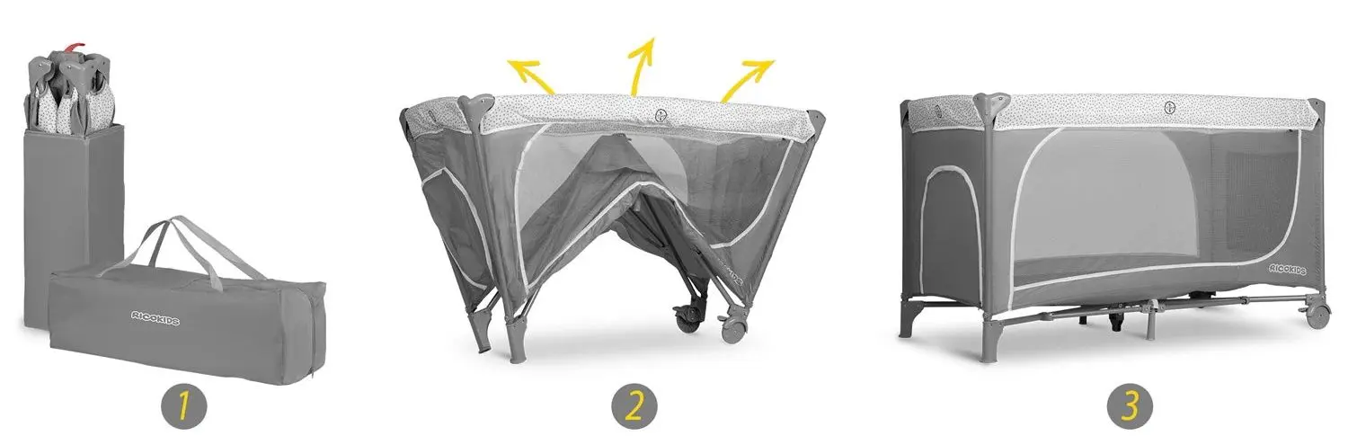 Кроватка Ricokids RK-241 (Grey)