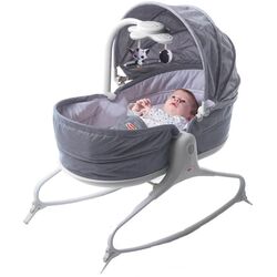 Кроватка-люлька 3в1 Tiny Love Cozy Tiny Rocker TL18055000 (Grey) Thumb