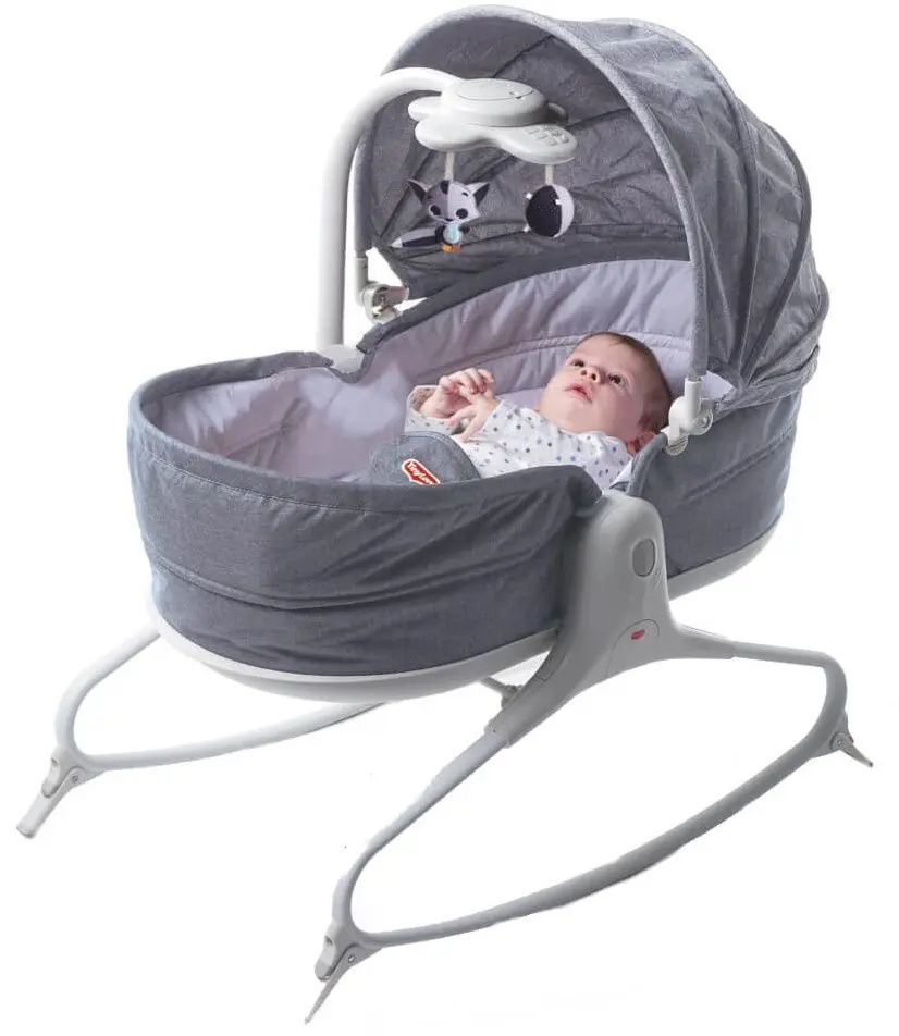 Кроватка-люлька 3в1 Tiny Love Cozy Tiny Rocker TL18055000 (Grey) - 3