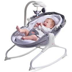 Кроватка-люлька 3в1 Tiny Love Cozy Tiny Rocker TL18055000 (Grey) Thumb
