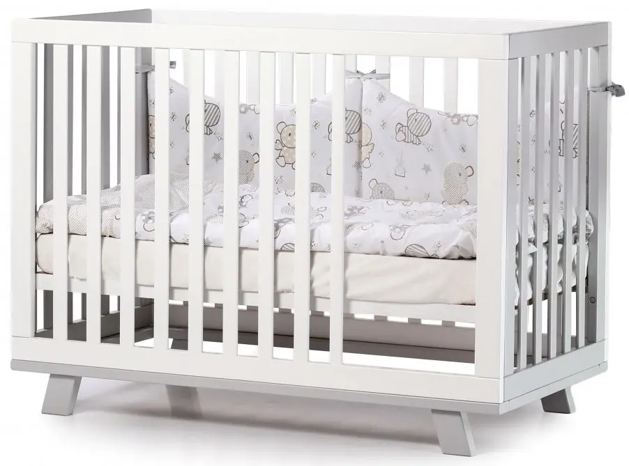 Кроватка Veres ЛД1 Манхэттен (White/Gray) - 3