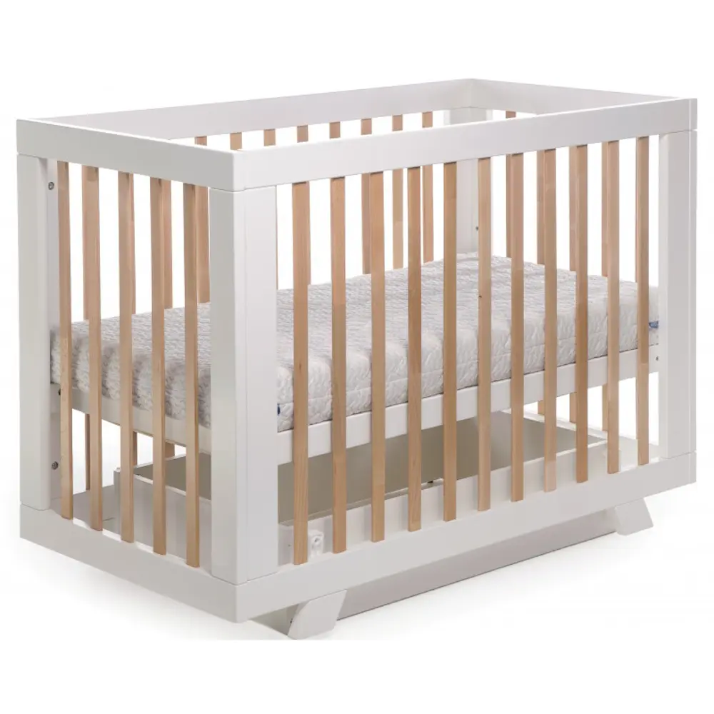 Кроватка Eucalyptus Melody Plus DS-601 (White/Natural) - 2