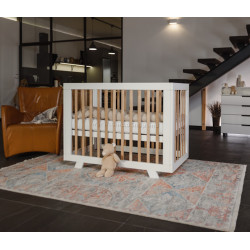 Кроватка Eucalyptus Melody Plus DS-601 (White/Natural)