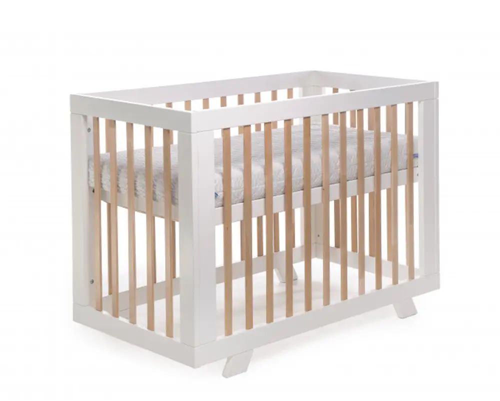 Кроватка Eucalyptus Melody Plus DS-601 (White/Natural) - 4