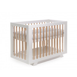 Кроватка Eucalyptus Melody Plus DS-601 (White/Natural) Thumb