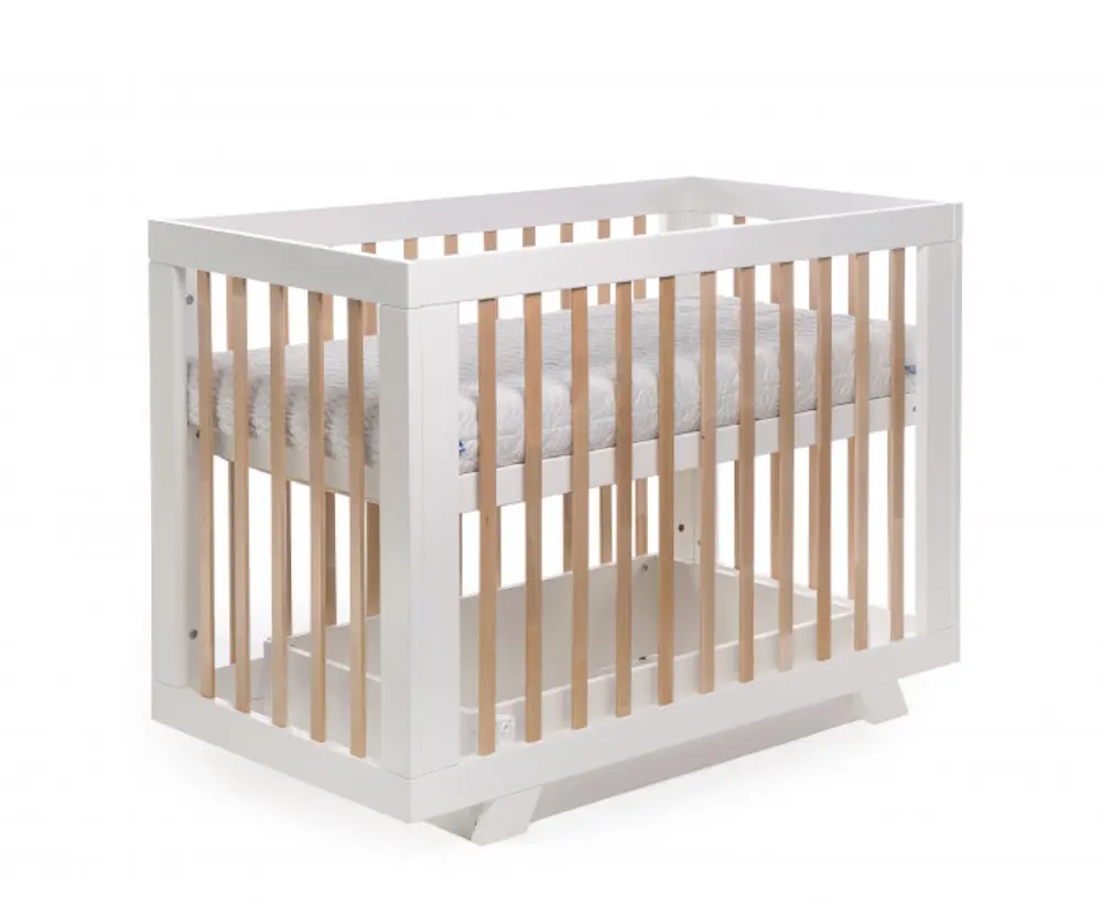Кроватка Eucalyptus Melody Plus DS-601 (White/Natural) - 6