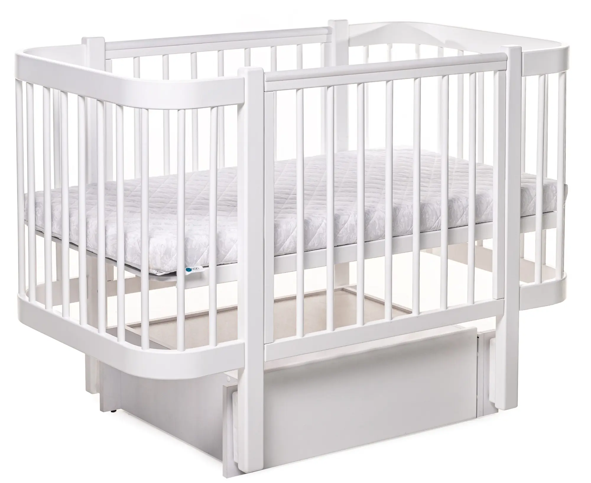 Patuc cu sertar Eucalyptus Karol Premium 60x120 (White) - 2