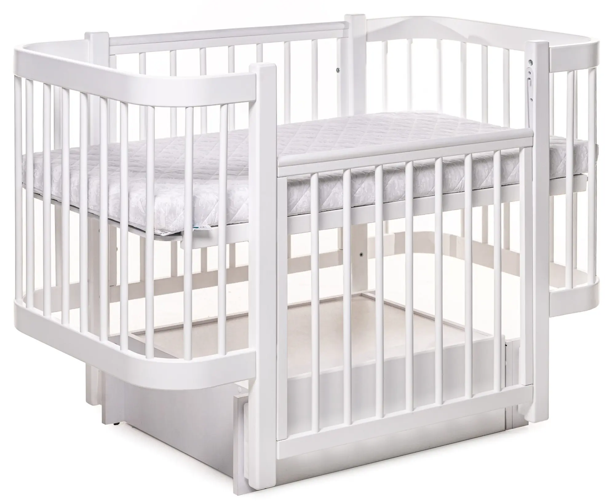 Patuc cu sertar Eucalyptus Karol Premium 60x120 (White) - 3