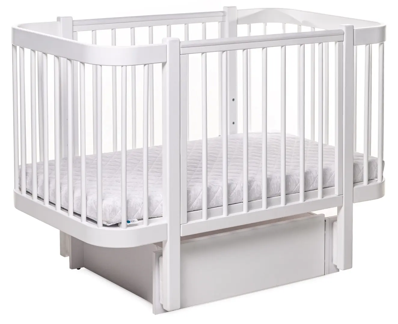 Patuc cu sertar Eucalyptus Karol Premium 60x120 (White)