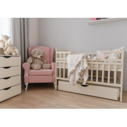 Кроватка с ящиком Eucalyptus Lane Premium DS-102 (Vanilla)