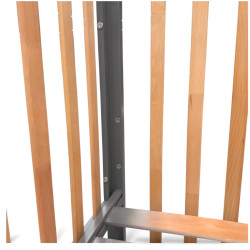 Кроватка с ящиком Eucalyptus Mia Elite Premium Transversal (Graphite/Natural) Thumb