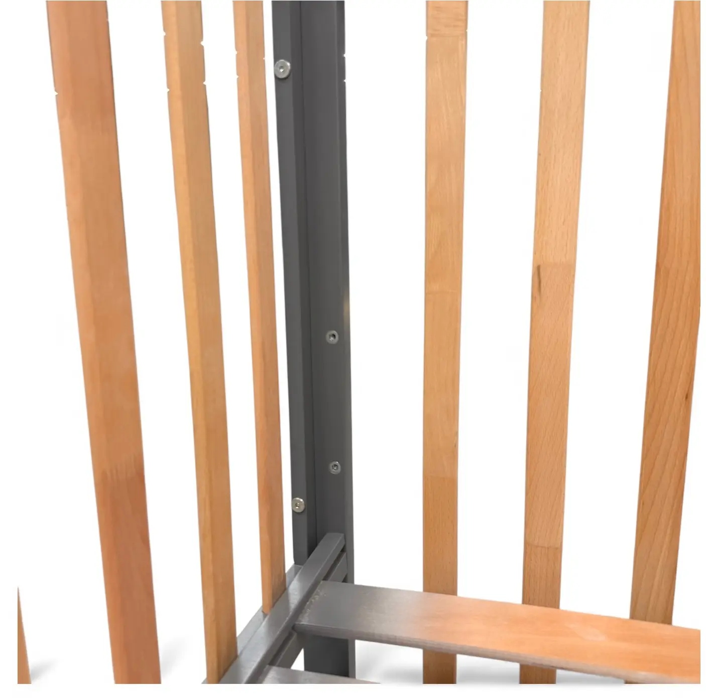 Кроватка с ящиком Eucalyptus Mia Elite Premium Transversal (Graphite/Natural) - 7